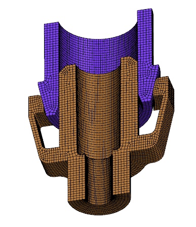 Buckle_mesh.jpg 卡扣有限元网格模型